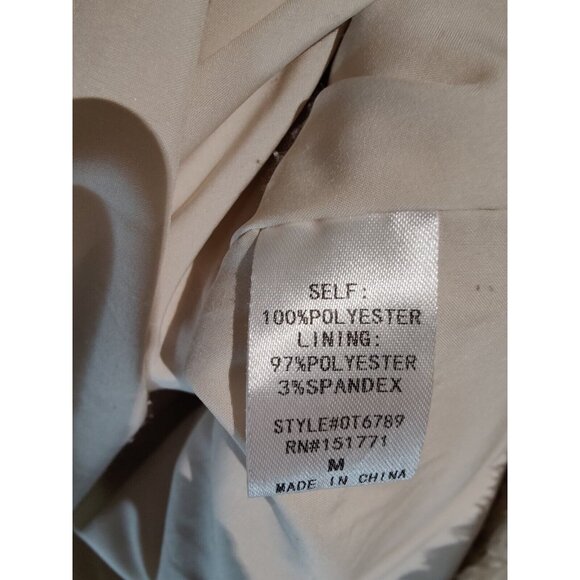 Betsy's Boutique Shop Ivory Sherpa Pullover 1/4 Zip Sweater Top M - Picture 6 of 7